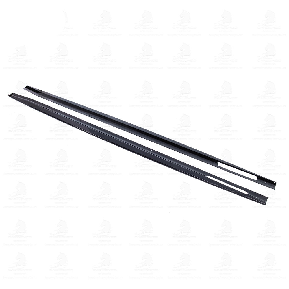BMW G22 G23 4 Series GLOSS BLACK Performance Style V1 Side Skirts (2021–2023)