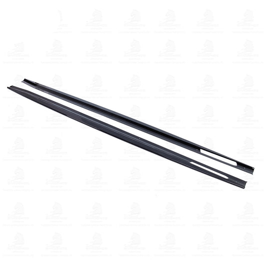 BMW G22 G23 4 Series GLOSS BLACK Performance Style V1 Side Skirts (2021–2023)