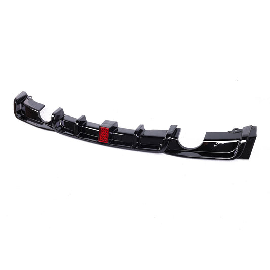 BMW F30 F31 3 Series GLOSS BLACK F1 Style Rear Diffuser – Dual Exhaust Outlet (2012–2018)
