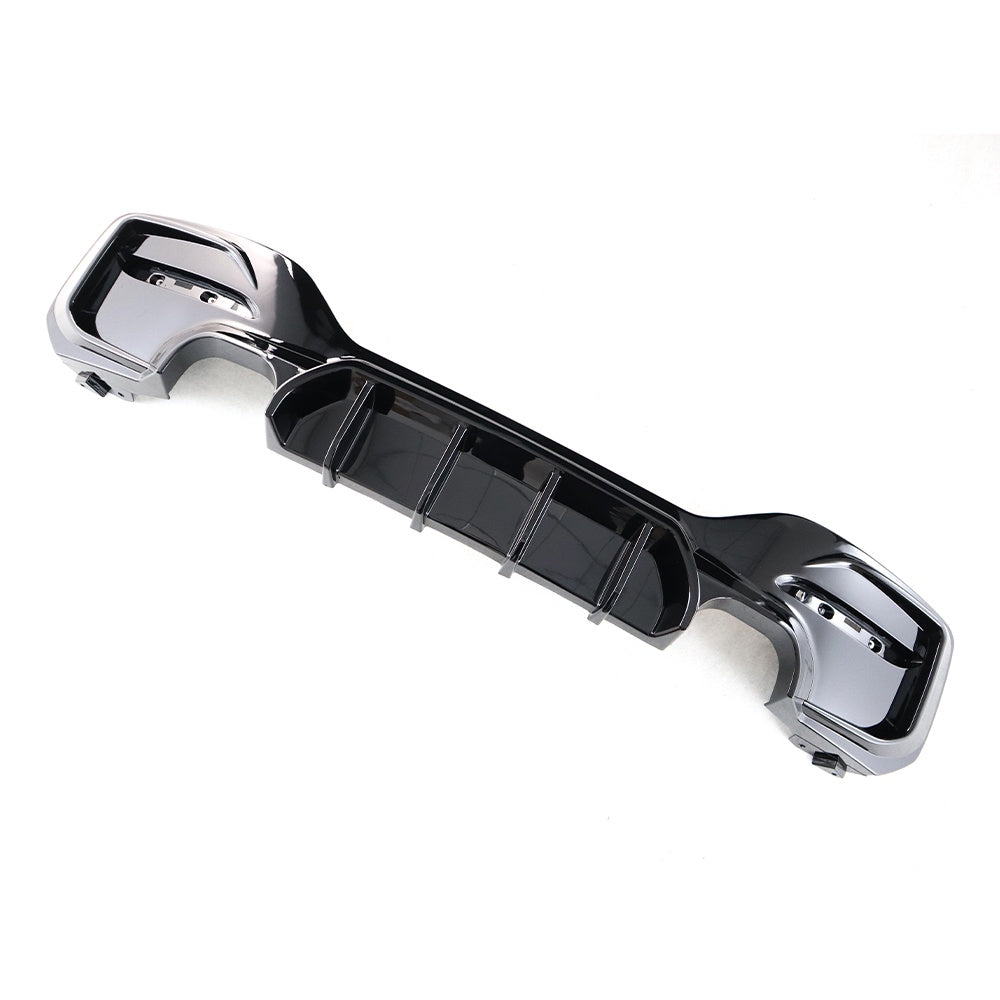 BMW 1 Series F20 LCI GLOSS BLACK Rear Diffuser – Quad Outlet (2015–2019)