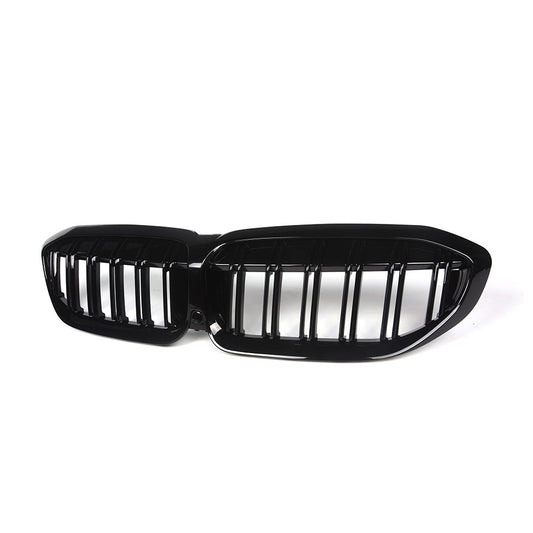 BMW G20 3 Series GLOSS BLACK Double Slat Front Grille
