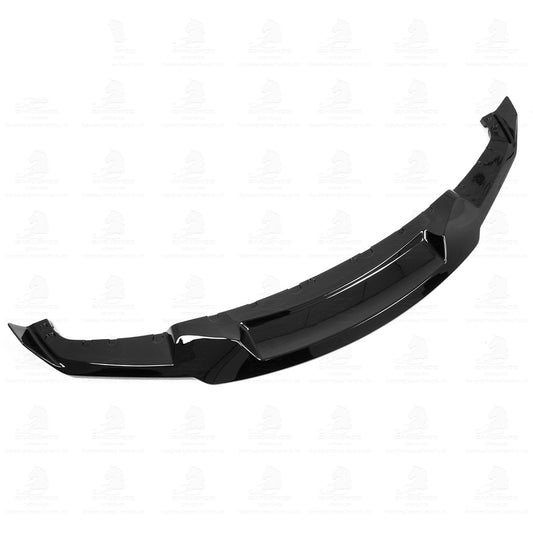 BMW F30 3 Series GLOSS BLACK Performance Style V2 Front Bumper Lip (2012–2018)