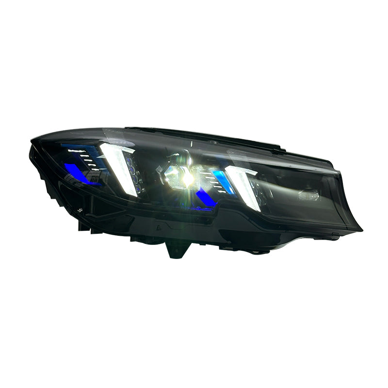 BMW G20 & G28 3 Series (2019–2022) Snake Eyes Style LED Headlights – Yellow/White DRL Switchable (Plug & Play Upgrade)