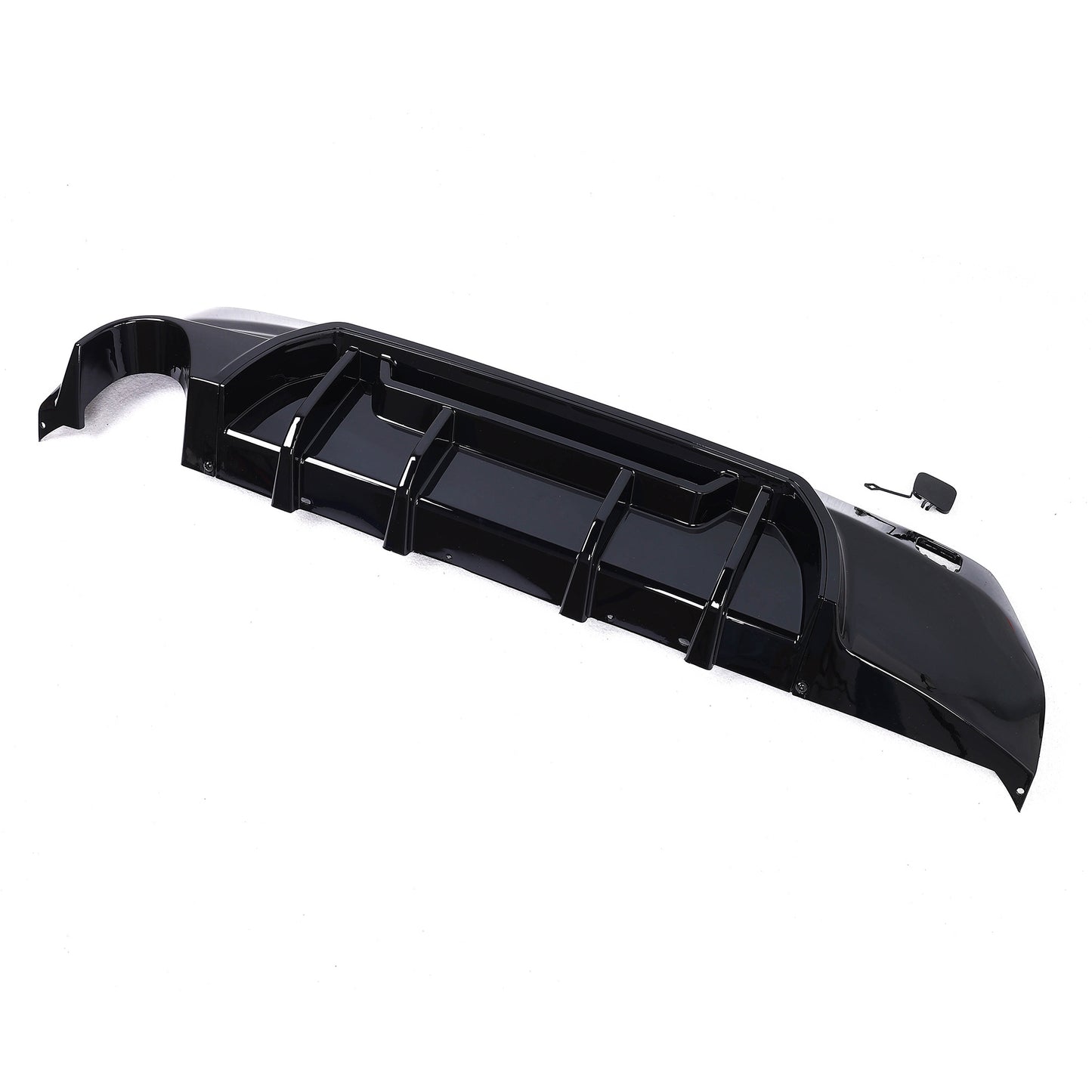 BMW F40 1 Series GLOSS BLACK Competition Style Rear Diffuser – Single Side Exit (2019–Present)