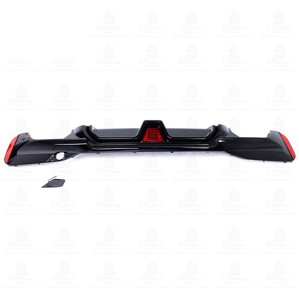 BMW G30 GLOSS BLACK M Sport Rear Diffuser with LED (F1 Style)