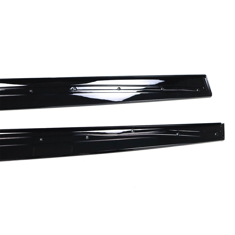 BMW F32 F33 F36 4 Series GLOSS BLACK M-Performance Style Side Skirt Extensions (2013–2018)