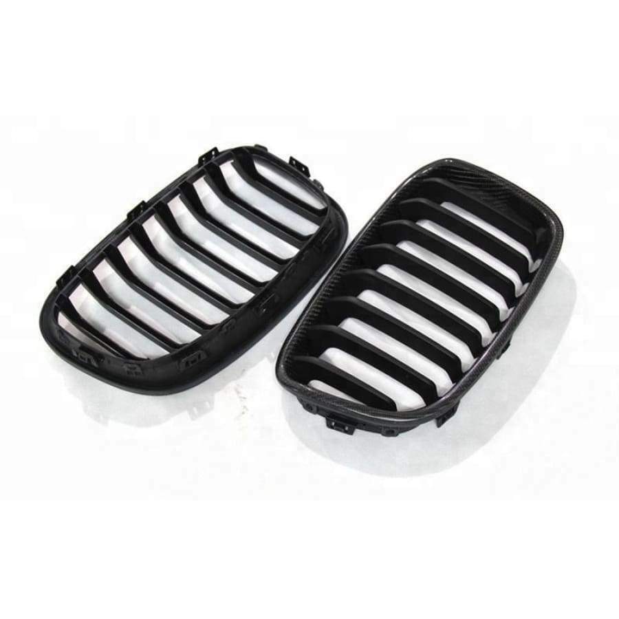 BMW 1 Series F20/F21 LCI CARBON FIBRE OEM Style Front Kidney Grilles (2015–2017)