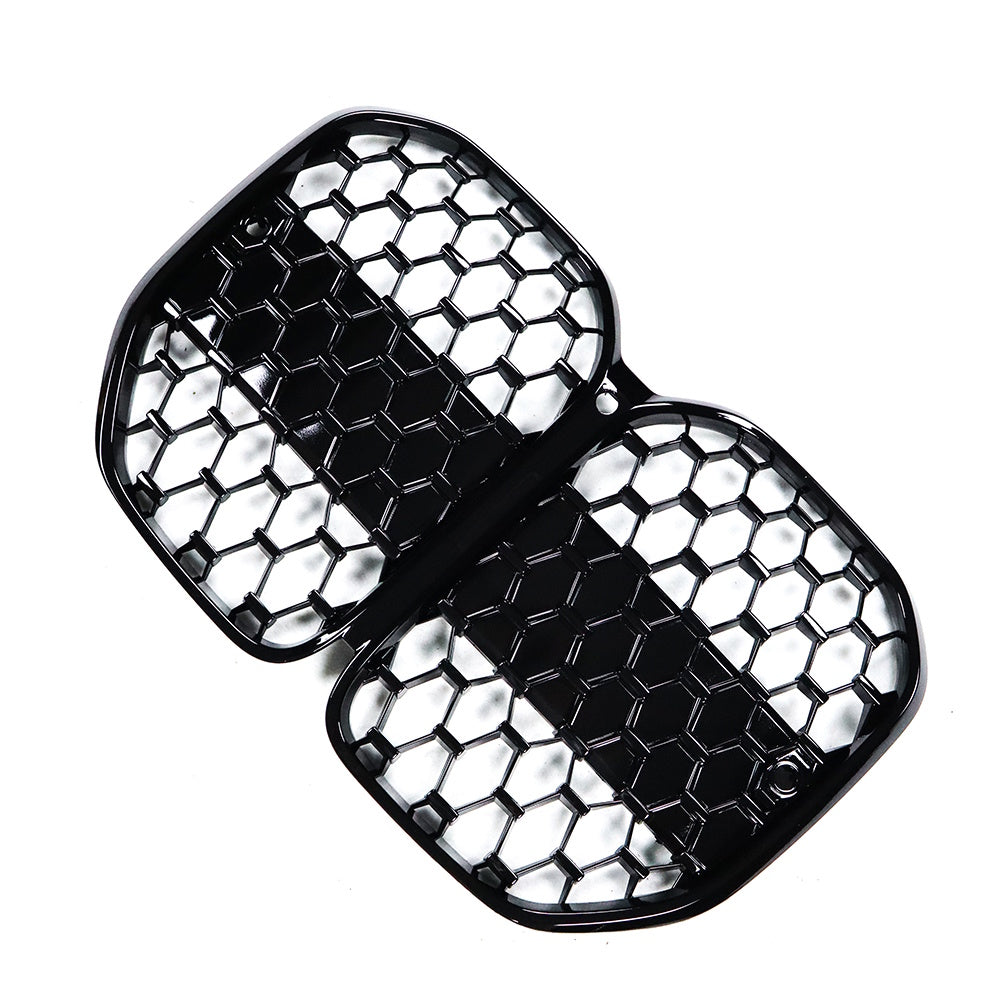 BMW G22 G23 G26 4 Series GLOSS BLACK Honeycomb Pattern Front Grille (2020+)