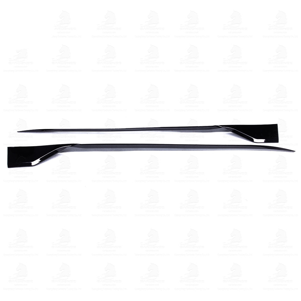BMW G22 G23 4 Series GLOSS BLACK Performance Style V2 Side Skirts (2021–2023)