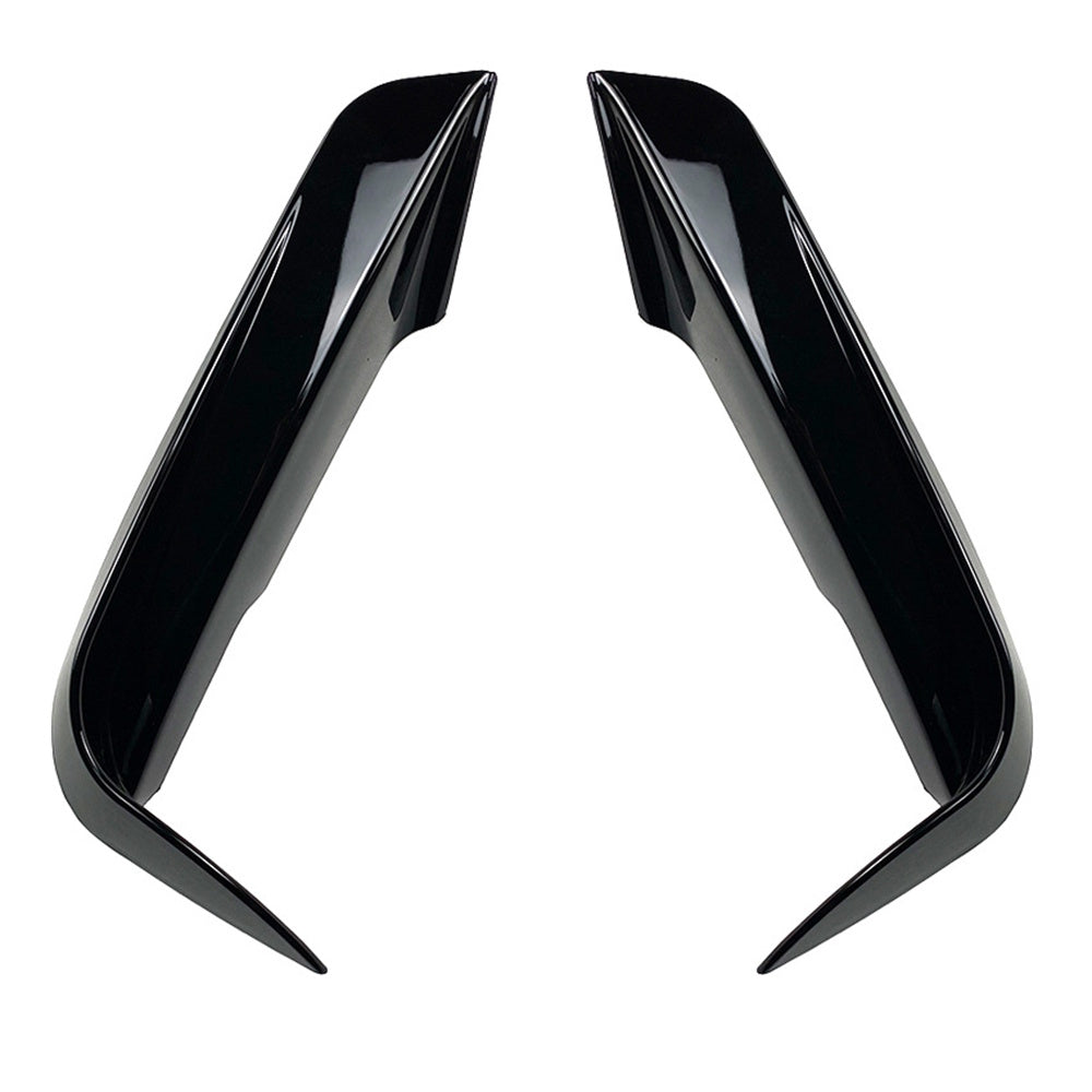 BMW F32 F33 F36 4 Series GLOSS BLACK Front Air Duct Vent Inserts (2014–2020)