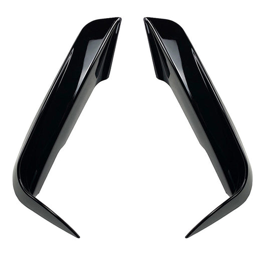BMW F32 F33 F36 4 Series GLOSS BLACK Front Air Duct Vent Inserts (2014–2020)