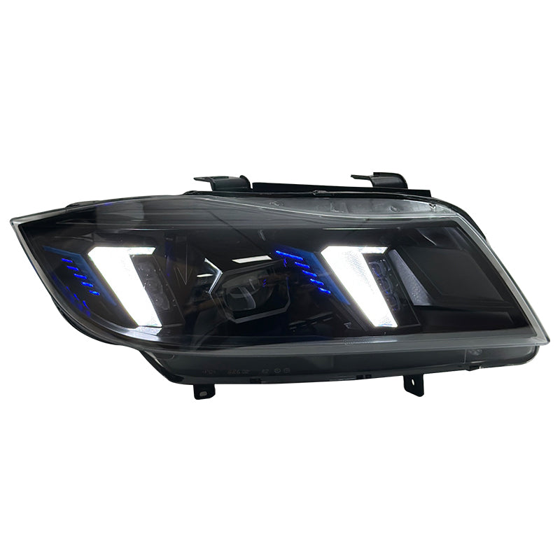 BMW E90 M3 & 3 Series Switchable Yellow/White LED Headlights – Plug & Play Replacement