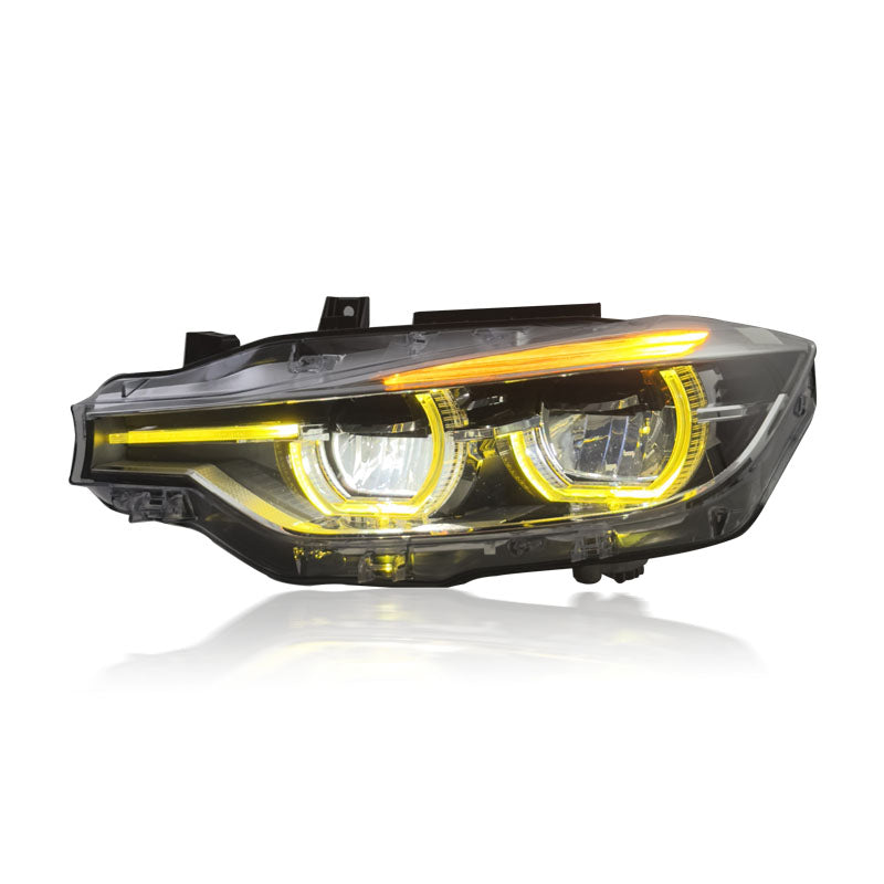 BMW F30 3 Series/F80 M3 Switchable Yellow/White LED Headlights – Plug & Play
