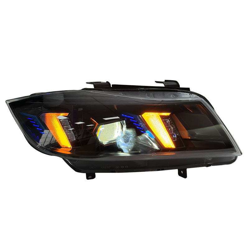 BMW E90 M3 & 3 Series Switchable Yellow/White LED Headlights – Plug & Play Replacement