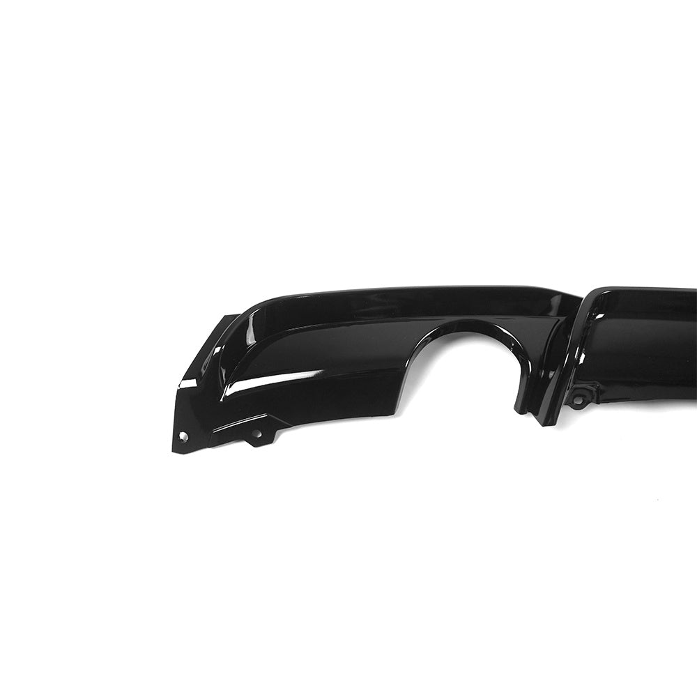 BMW F30/F31 3 Series GLOSS BLACK Rear Diffuser – Dual Exhaust Outlet