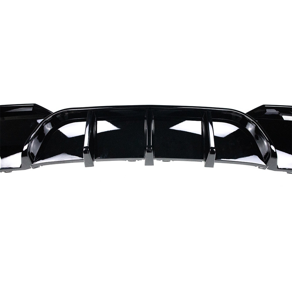 BMW G22 G23 4 Series GLOSS BLACK M-Performance Style Rear Diffuser (2020+)