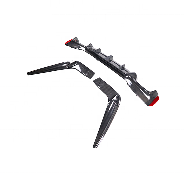 BMW F90 M5 CARBON FIBRE Aero Rear Diffuser with Splitters (2018+)