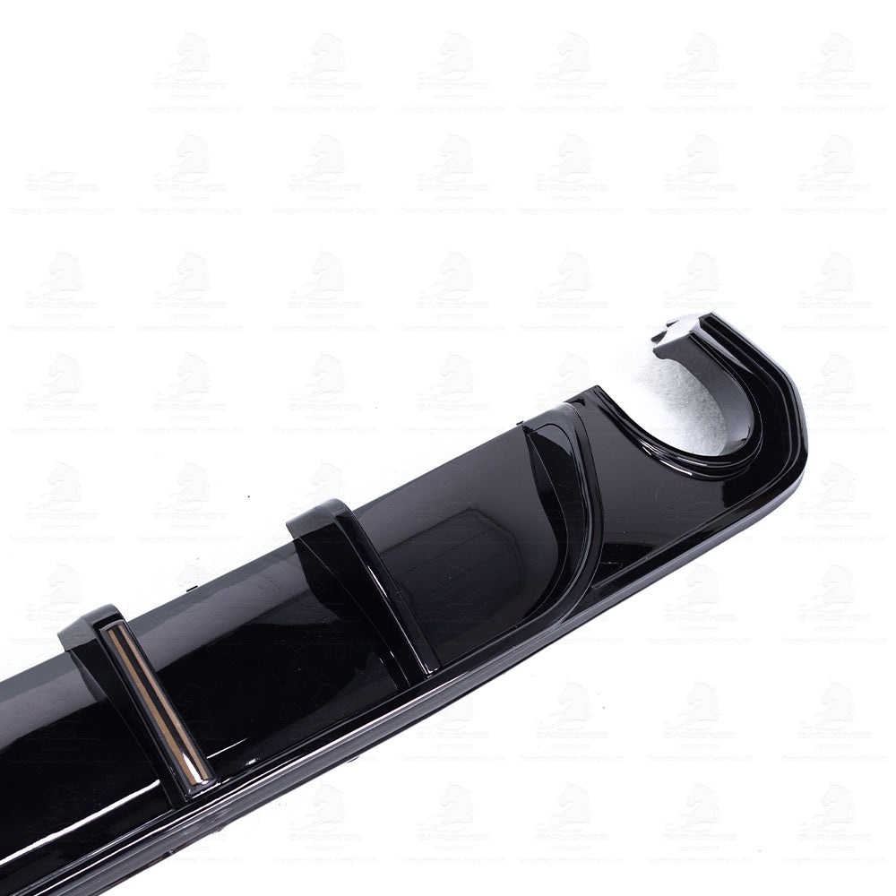 BMW G26 4 Series Gran Coupe GLOSS BLACK MT-LED Style Rear Diffuser (2021+)