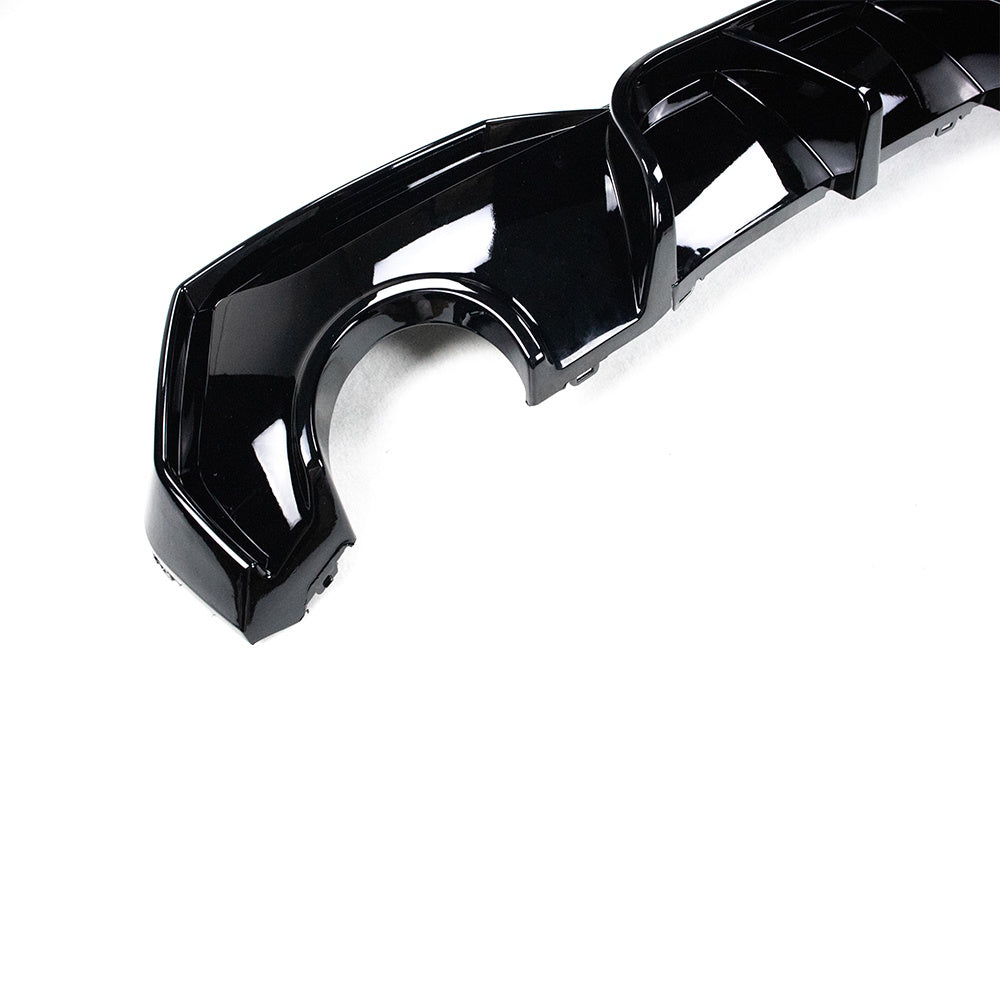 BMW G22 G23 4 Series GLOSS BLACK M-Performance Style Rear Diffuser (2020+)