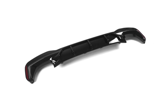 BMW G30 5 Series GLOSS BLACK Rear Diffuser (2017+)
