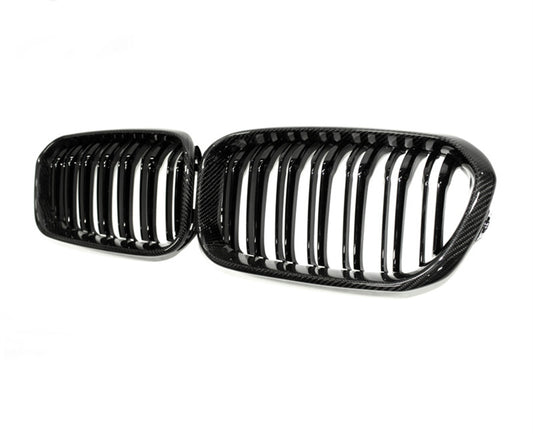 BMW 1 Series E82/E87 LCI CARBON FIBRE Front Kidney Grilles (2008–2011)
