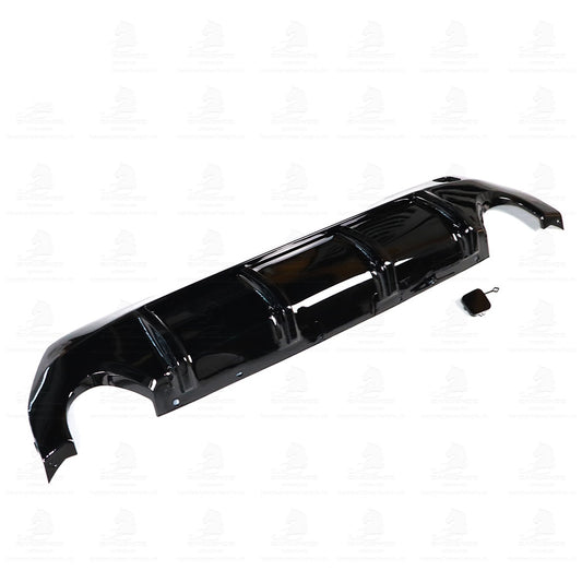 BMW F40 1 Series GLOSS BLACK M Performance Style Rear Diffuser (2019–Present)