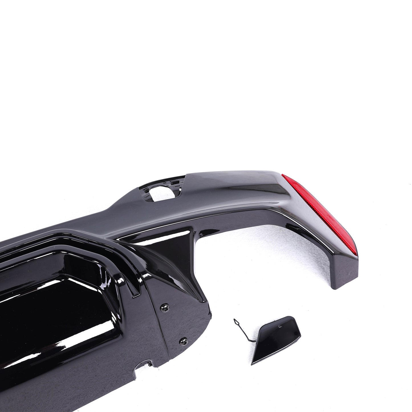 BMW G30 GLOSS BLACK CS Style Rear Diffuser (M Sport)