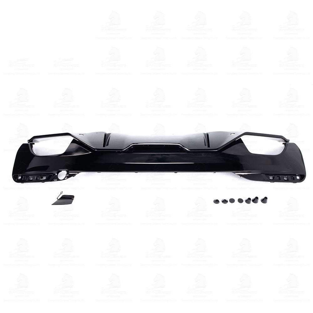 BMW G30 GLOSS BLACK M Performance Style Rear Diffuser (M Sport)