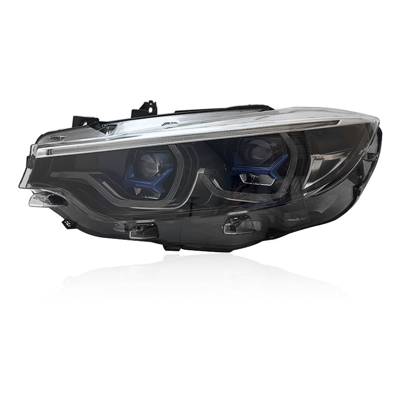 BMW 4 Series F32/F33/F36 & M4 F82 M4 Style Headlights – White DRL (2014–2020)