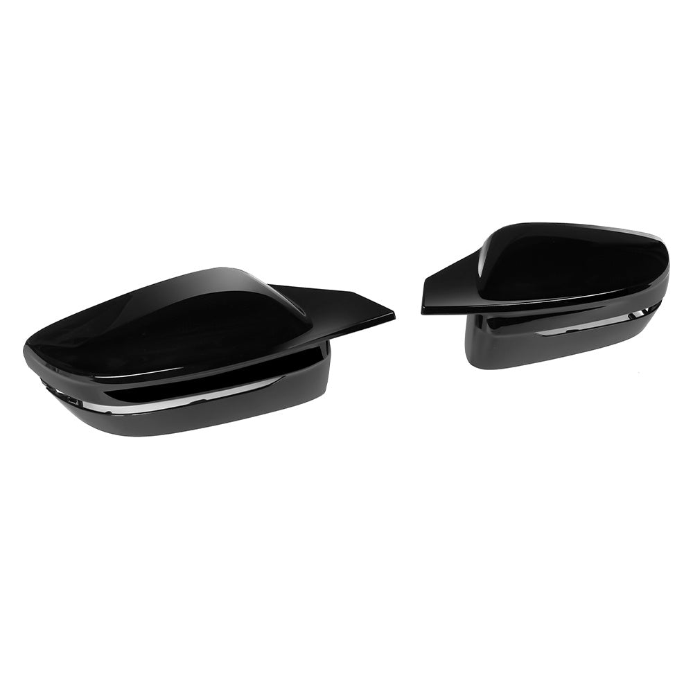 BMW G20 G22 G30 G11 G14 GLOSS BLACK M4 Style Replacement Mirror Covers