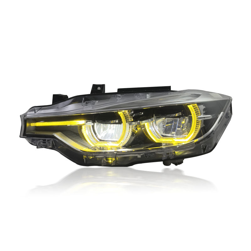 BMW F30 3 Series/F80 M3 Switchable Yellow/White LED Headlights – Plug & Play