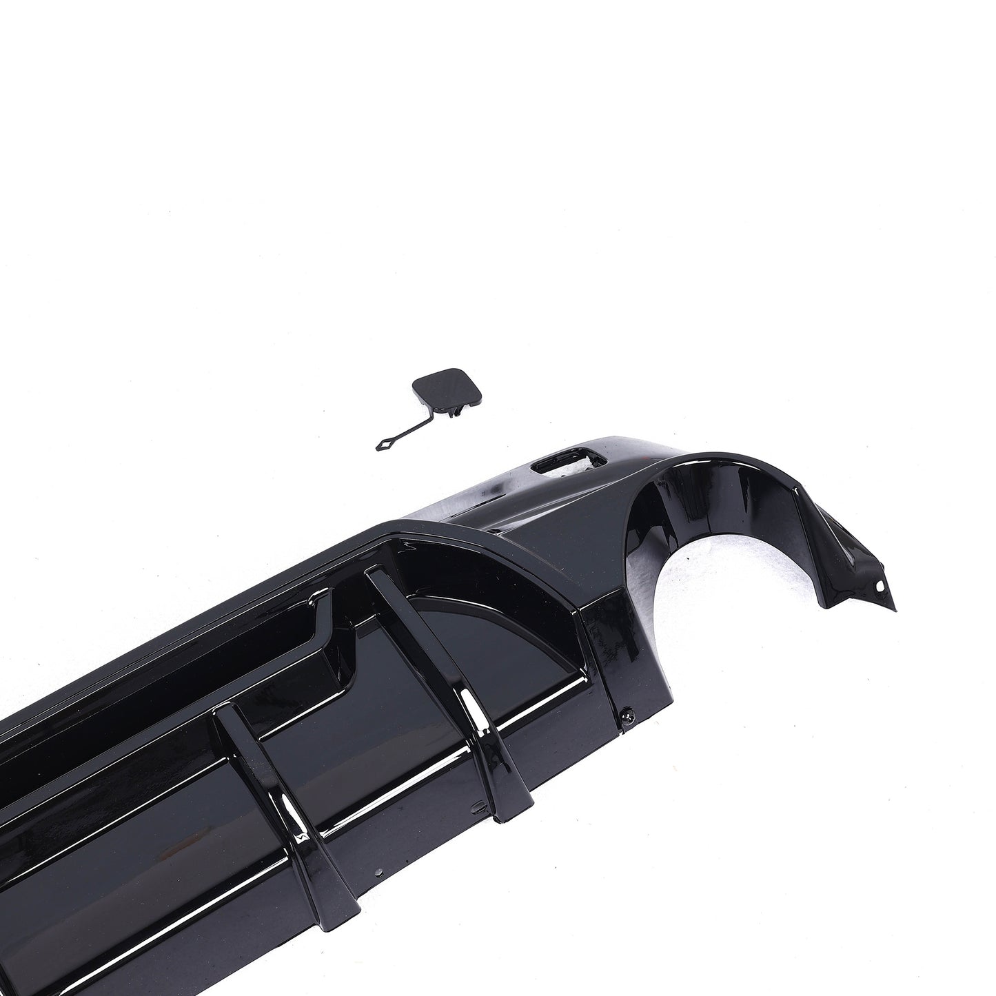 BMW F40 1 Series GLOSS BLACK Competition Style Rear Diffuser – Single Exit Each Side (2019–Present)