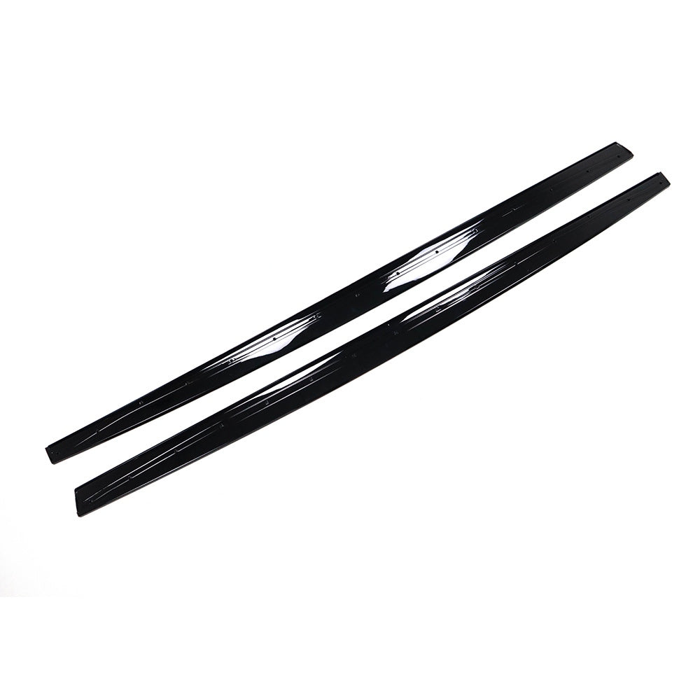 BMW F32 F33 F36 4 Series GLOSS BLACK M-Performance Style Side Skirt Extensions (2013–2018)