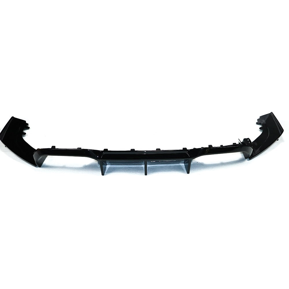 BMW F22 2 Series GLOSS BLACK Rear Splitter with Side Extensions (2014–2021)