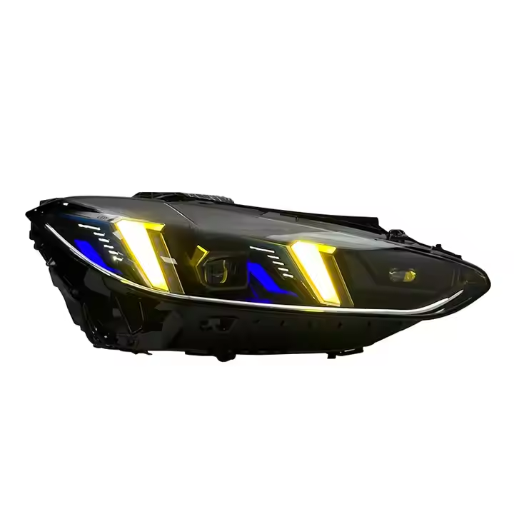 BMW G22 4 Series & G82 M4 (2020–2024) Snake Eyes Style LED Headlights – Yellow/White DRL Switchable (Plug & Play Upgrade)