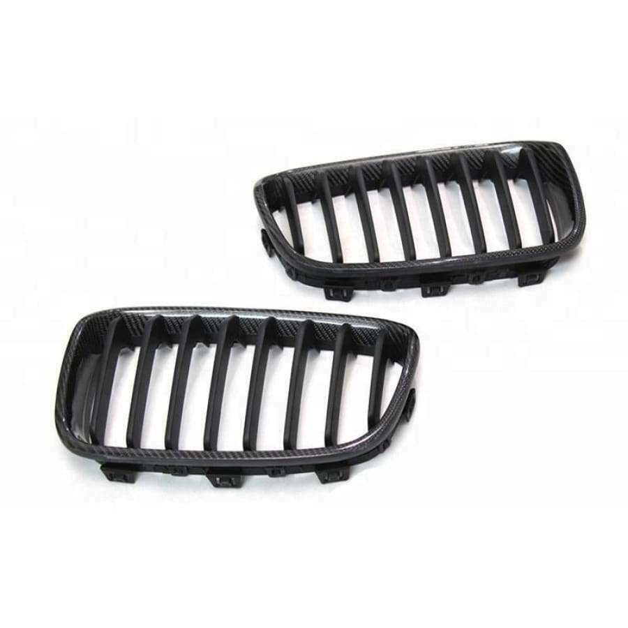BMW 1 Series F20/F21 LCI CARBON FIBRE OEM Style Front Kidney Grilles (2015–2017)