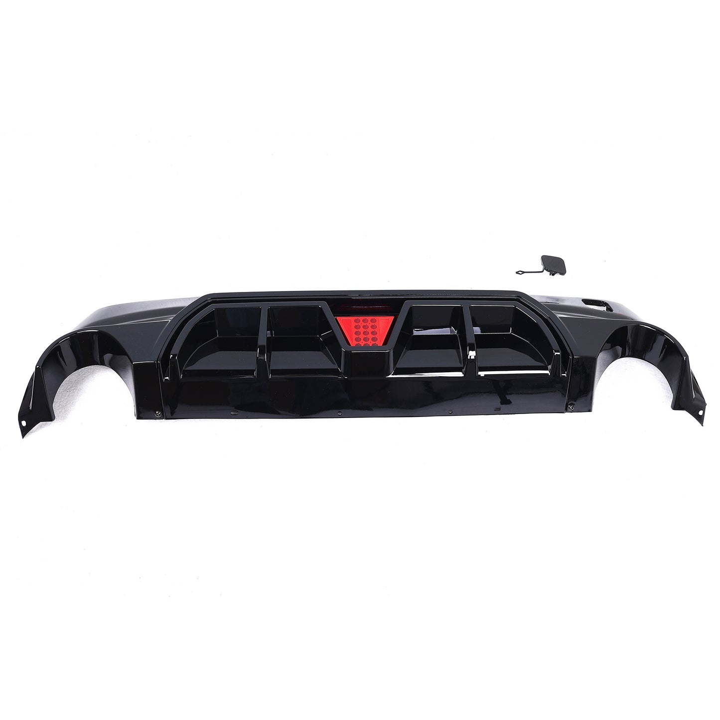BMW F40 1 Series GLOSS BLACK Competition Style Rear Diffuser with LED – Dual Exit (2019–Present)