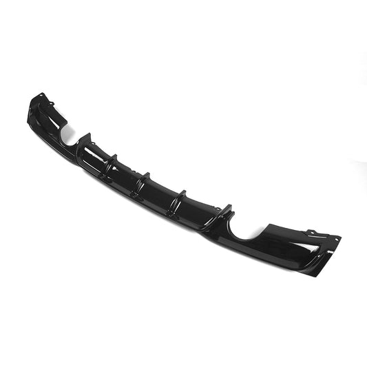 BMW F30/F31 3 Series GLOSS BLACK Rear Diffuser – Dual Exhaust Outlet