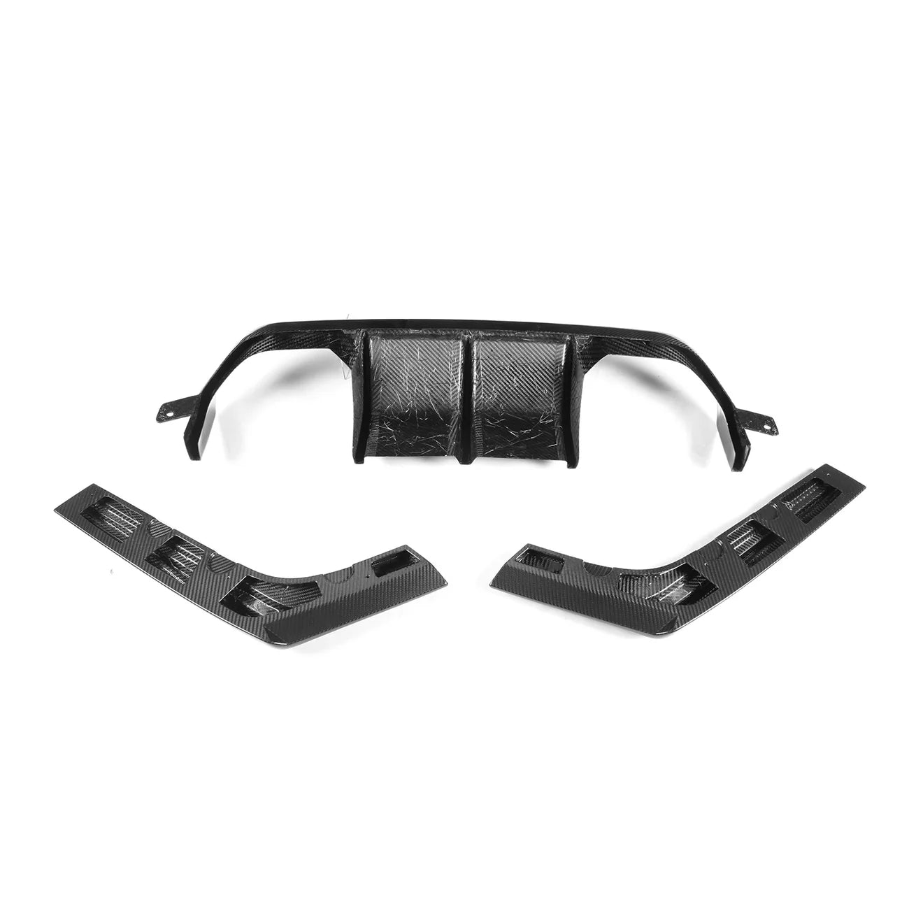 BMW F80 M3 & F82 M4 CARBON FIBRE V Style Rear Diffuser with Side Splitters