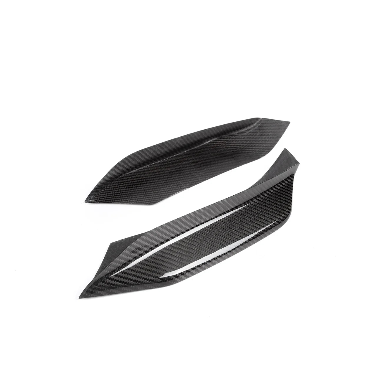 BMW F80 M3 & F82 M4 CARBON FIBRE M-Performance Style Front Upper Lip Splitter Flaps