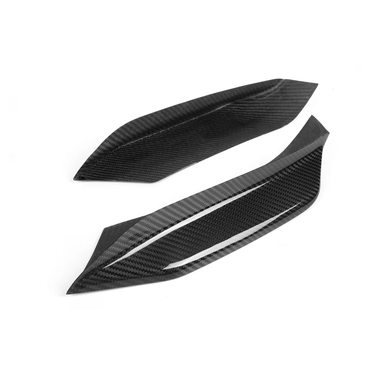 BMW F80 M3 & F82 M4 CARBON FIBRE M-Performance Style Front Upper Lip Splitter Flaps