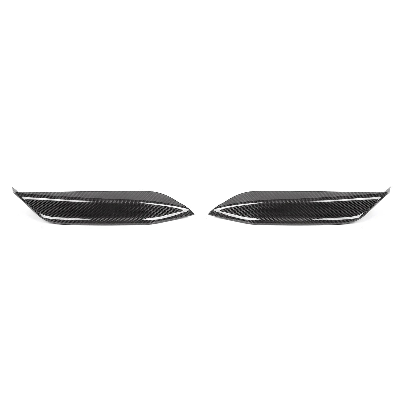 BMW F80 M3 & F82 M4 CARBON FIBRE M-Performance Style Front Upper Lip Splitter Flaps