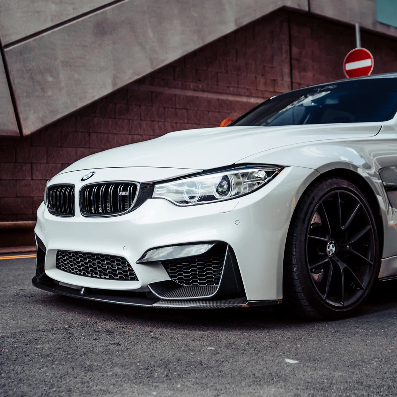 BMW F80 M3, F82 M4 & F83 M4 CARBON FIBRE Performance Style Front Lip