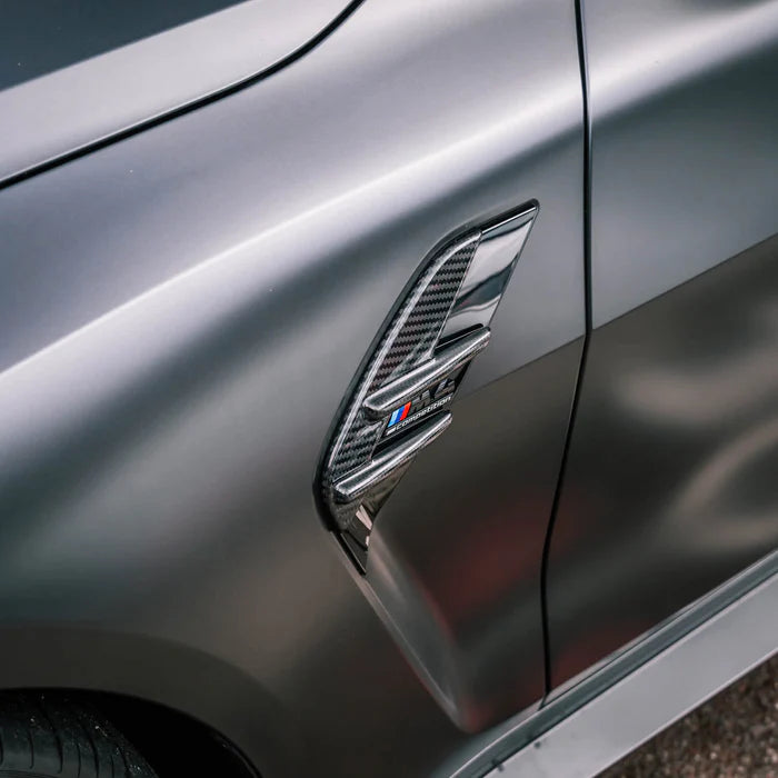 BMW M3/M4 G8x SIDE FENDER VENT TRIMS CARBON FIBRE
