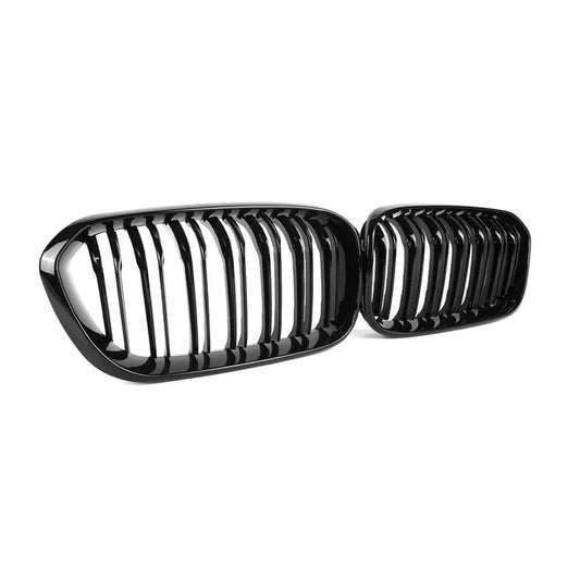 BMW 1 Series F20 GLOSS BLACK Double Slat Front Grille – LCI (2015–2019)