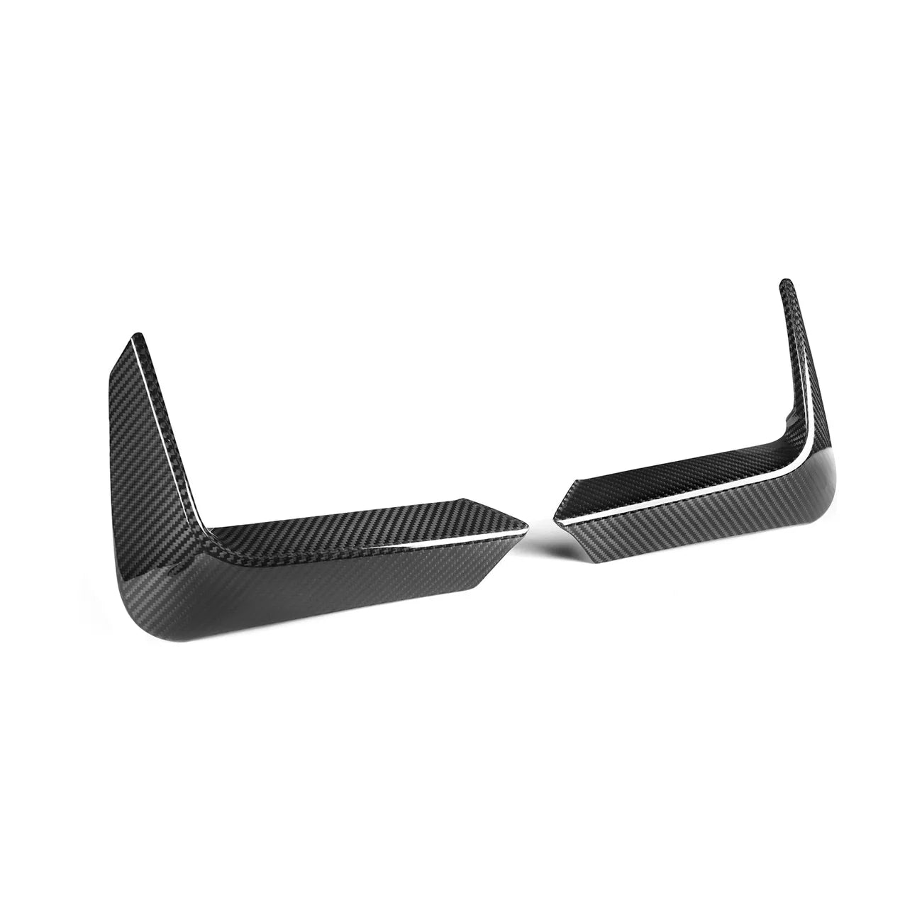 BMW F80 M3 & F82 M4 CARBON FIBRE M-Performance Style Rear Splitter Lip Flaps