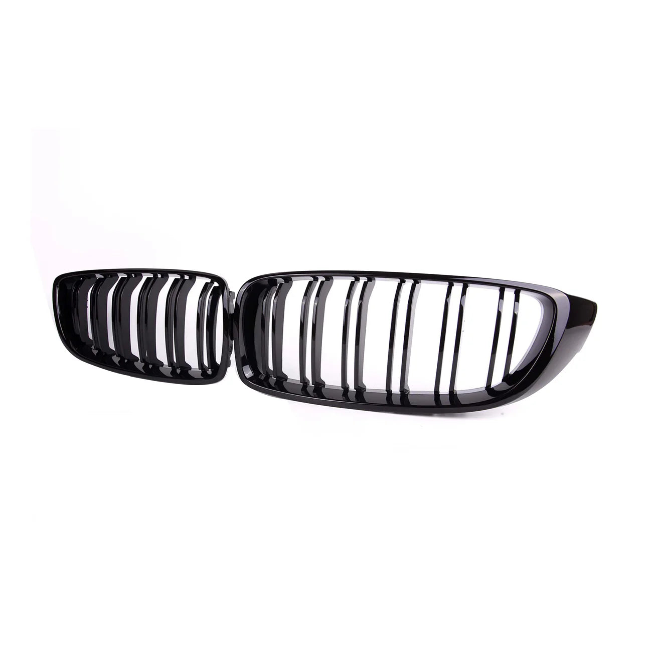 BMW F30 3 Series, F32/F36 4 Series, F80 M3 & F82 M4 GLOSS BLACK Double Slat Front Grille