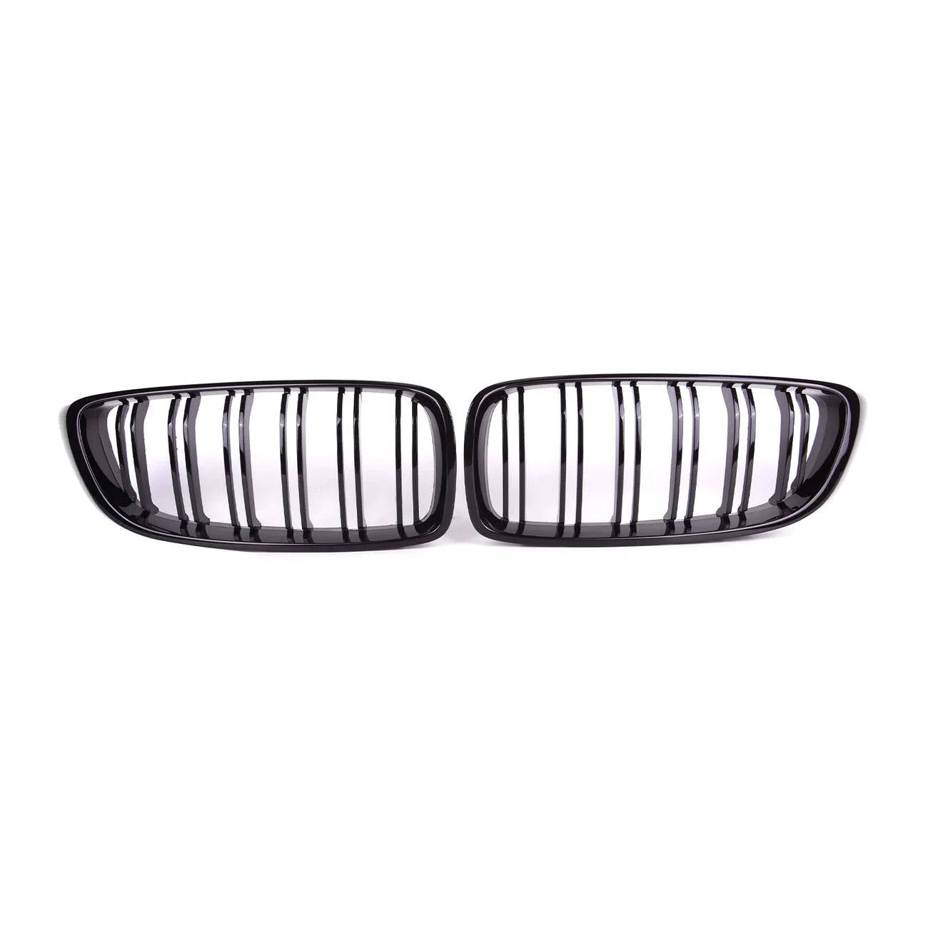 BMW F30 3 Series, F32/F36 4 Series, F80 M3 & F82 M4 GLOSS BLACK Double Slat Front Grille